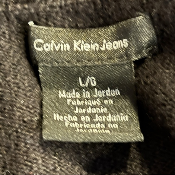 CALVIN KLEIN WOMENS CREW NECK HIGH-LOW HEM PULLOVER SWEATER
SIZE LARGE - Picture 4 of 4